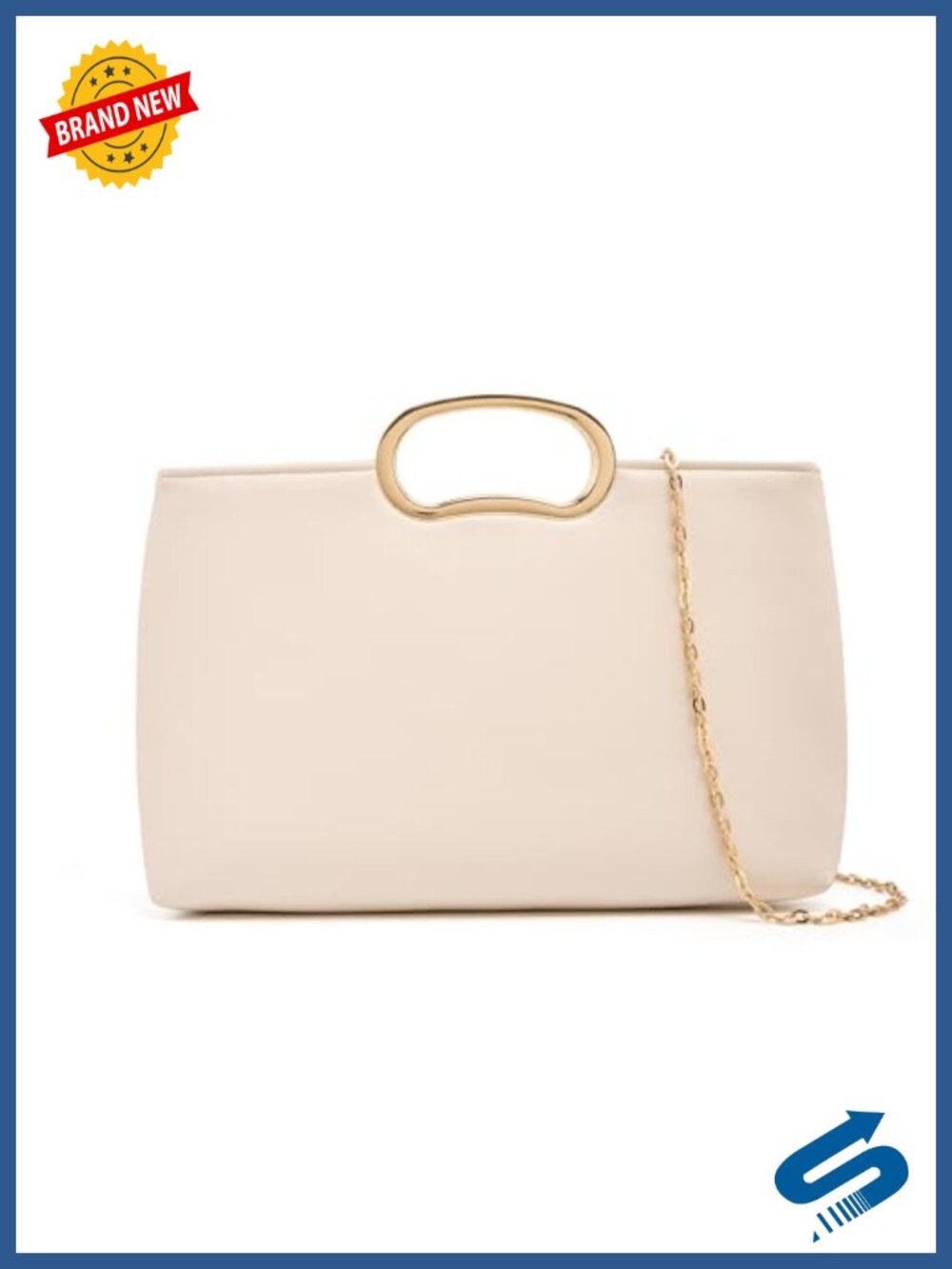 PU Leather Clutch Purse Evening Bag Vegan Leather Handbag for Wedding Party Prom